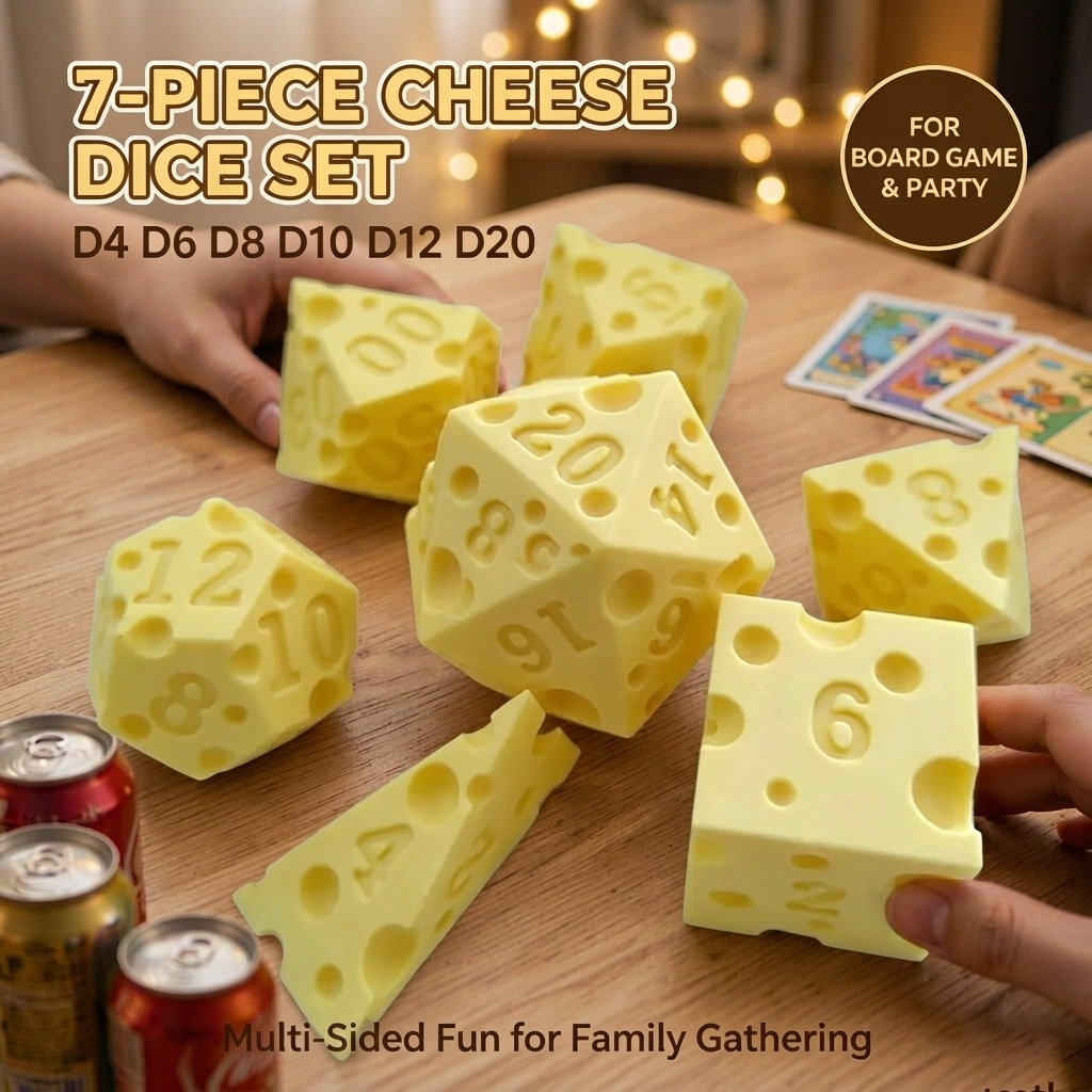 Creative Irregular Cheese Shap - Board Game Live review and price