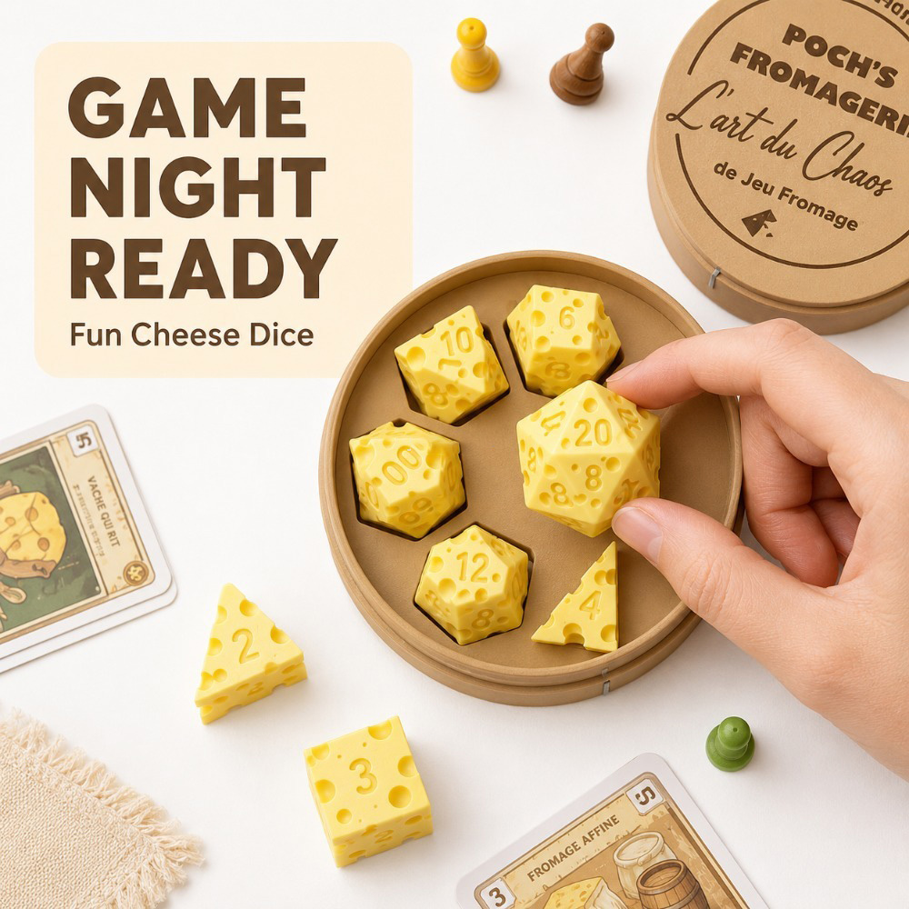 Creative Irregular Cheese Shap - Board Game Live review and price
